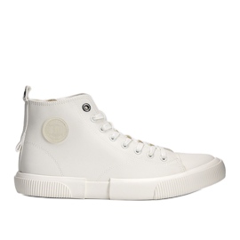 Sneakers da uomo Big Star bianche metallizzate bianca
