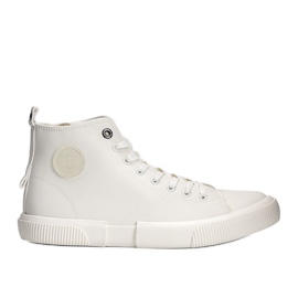 Sneakers da uomo Big Star bianche metallizzate bianco