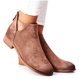 Vinceza Stivaletti Scamosciati Donna Beige Joaliene