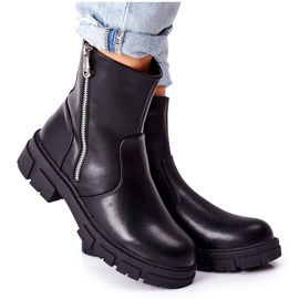 S.Barski Stivali da donna alla moda S. Barski Black Gles nero