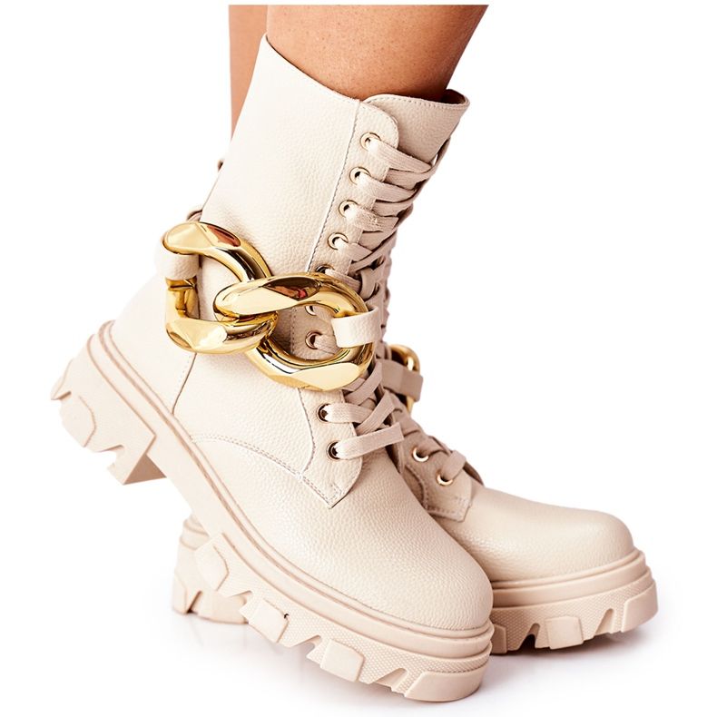 S.Barski S. Barski Stivali Donna Beige Jensen marrone
