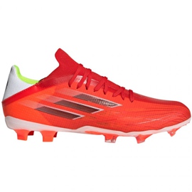 Scarpe da calcio Adidas X Speedflow.2 Fg M FY3289 rosso arance e rossi