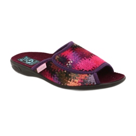 Pantofole da donna Adanex 26265 Sweet rosso viola rosa
