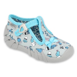 Scarpe per bambini Befado 110P414 blu grigio