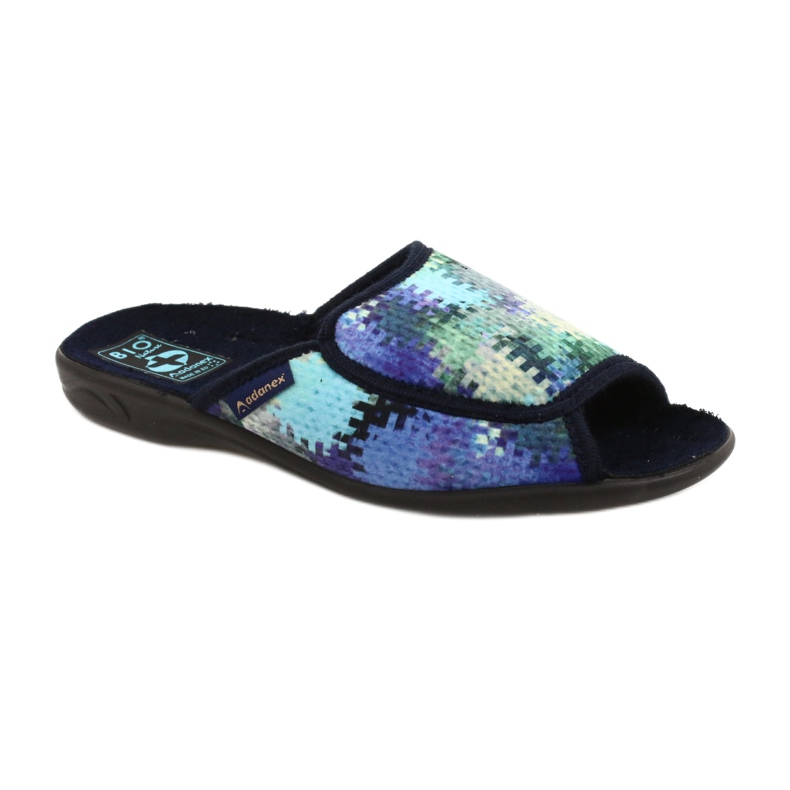 Pantofole da donna Adanex 26264 Sweet blu navy blu verde