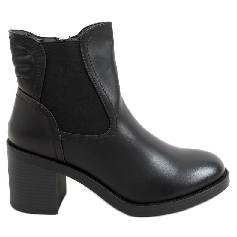 Stivaletti Chelsea neri, neri 9565 Black nero