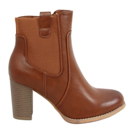 Tacchi alti marroni 3654 Camel marrone