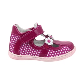 Ballerine a pois con fiori Ren But 267 rosa bianca