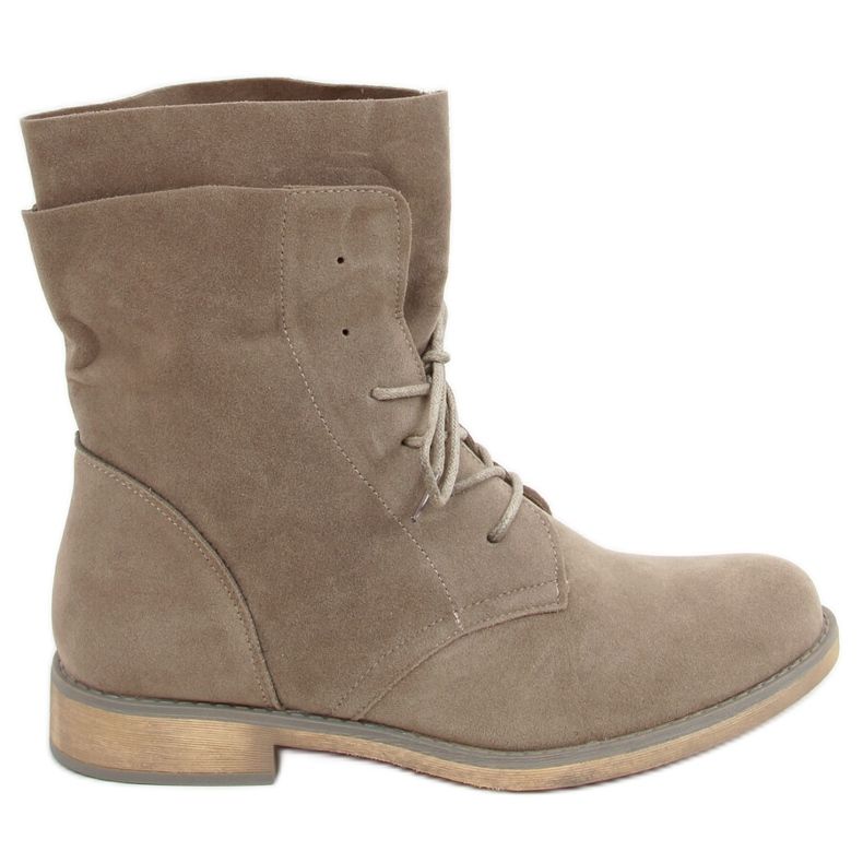 Stivali grigi e beige da lavoro NC1198 Khaki cachi