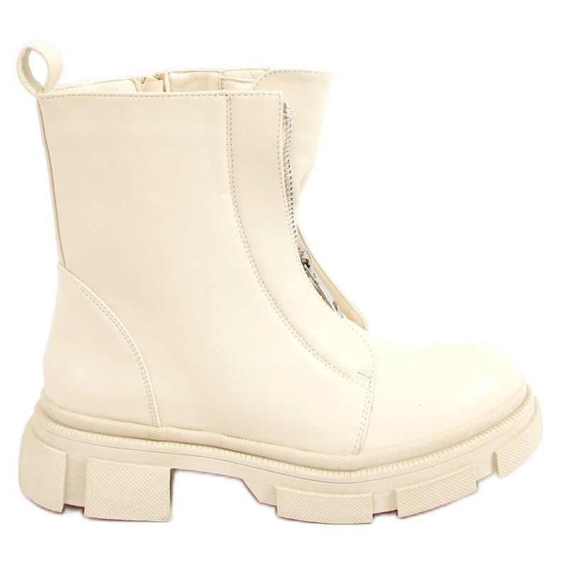 Stivali da lavoro crema QT05P Beige