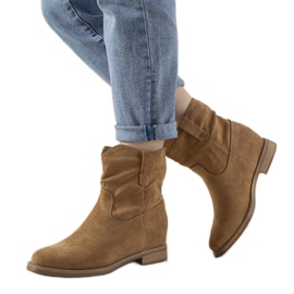 Stivali donna Violetta beige
