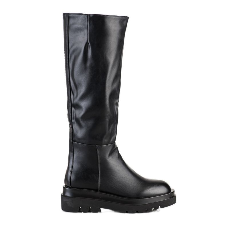 Seastar Stivali con plateau alla moda nero
