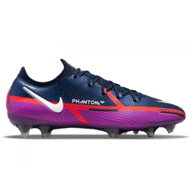 Nike Phantom GT2 Elite Fg M CZ9890-415 scarpe da calcio arancione, viola, blu navy viola