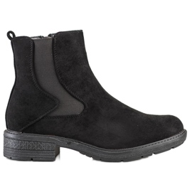 SHELOVET Stivali in camoscio nero
