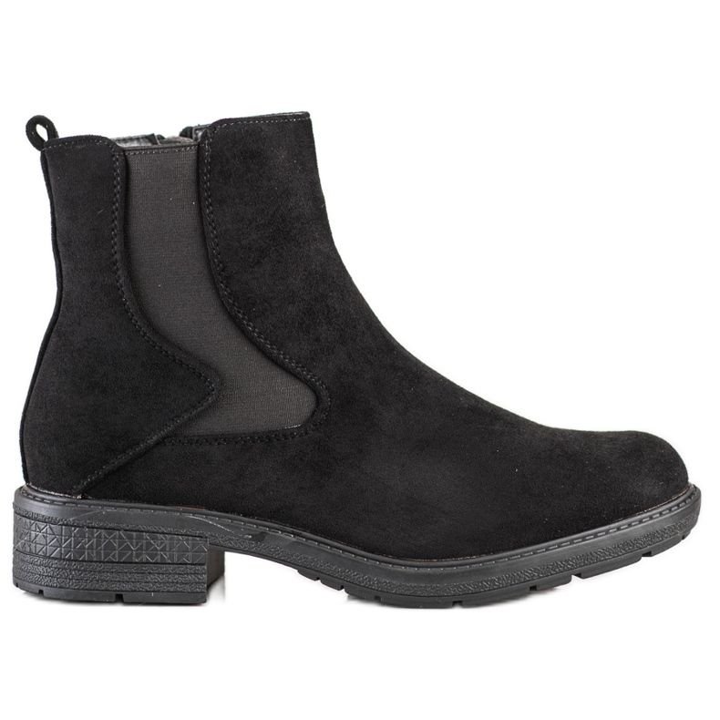 SHELOVET Stivali in camoscio nero