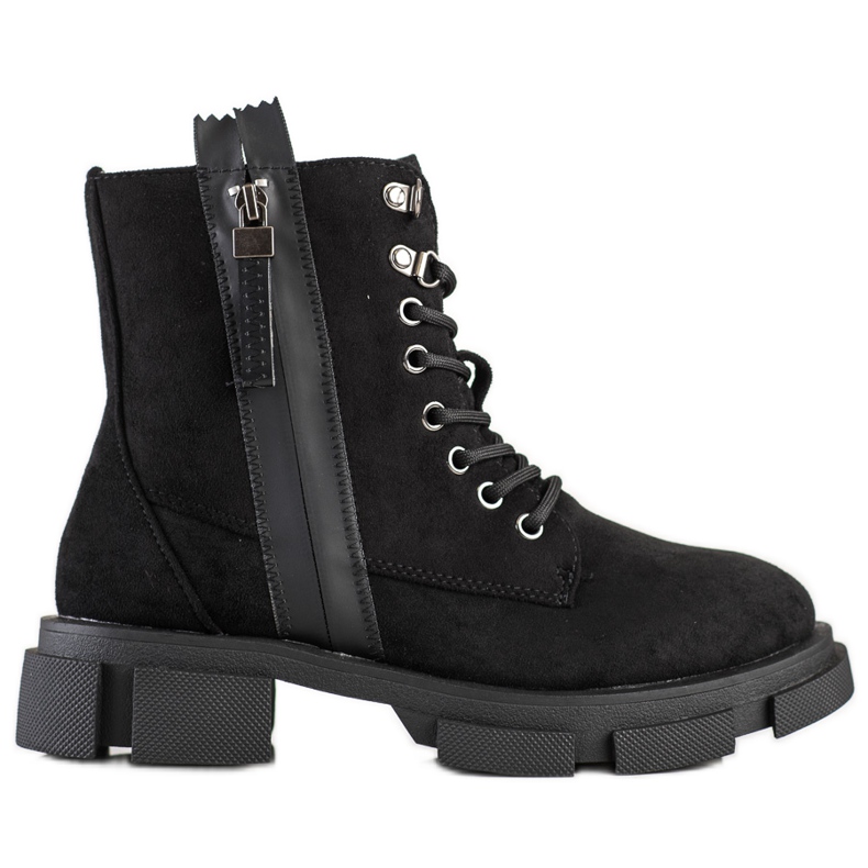 Cm Paris Trappers neri con cerniera decorativa nero