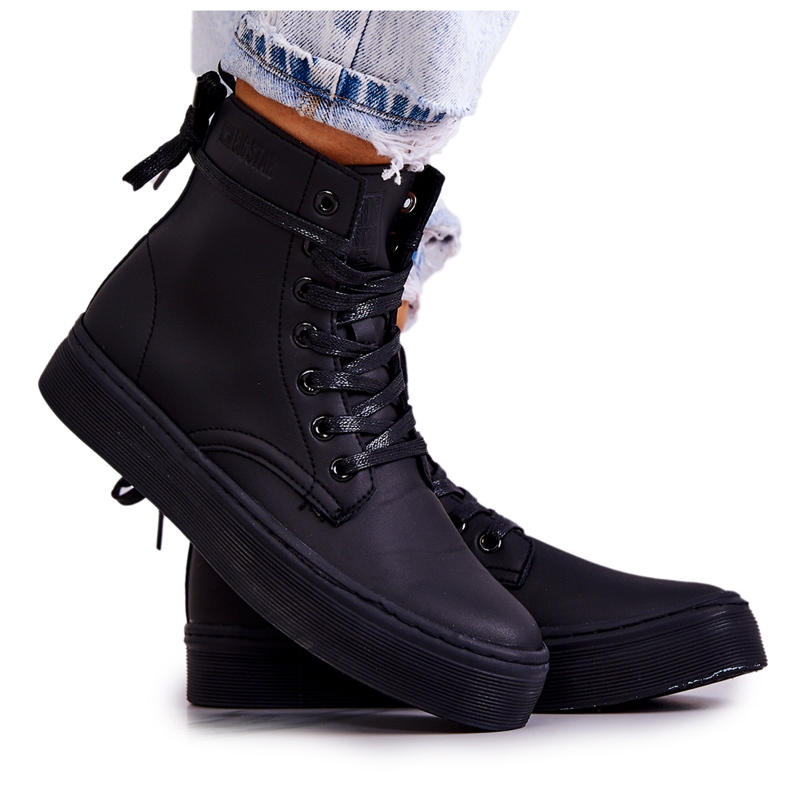 Sneakers Alte da Donna Big Star II274096 Nere nero