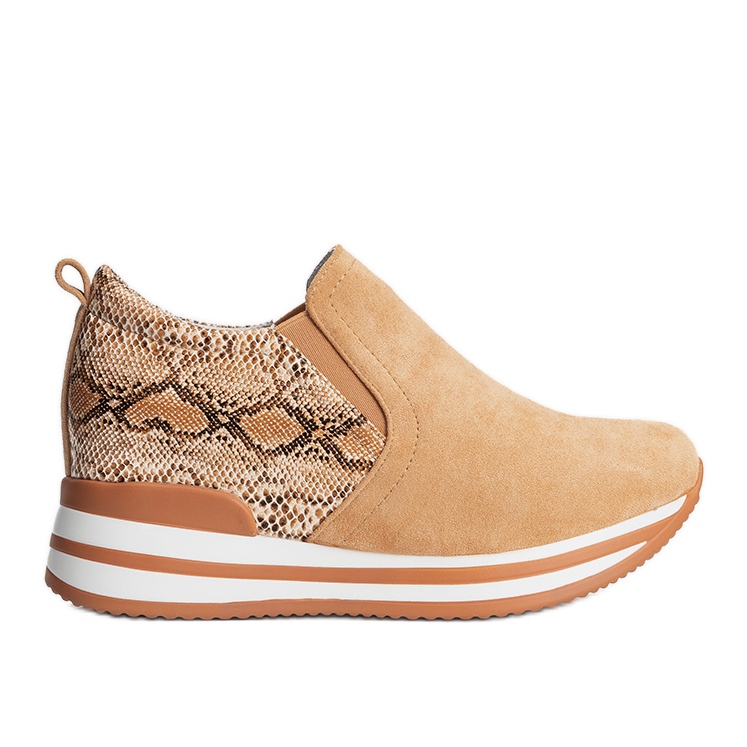 BM Sneakers arancioni sulla zeppa Infinitale arancia