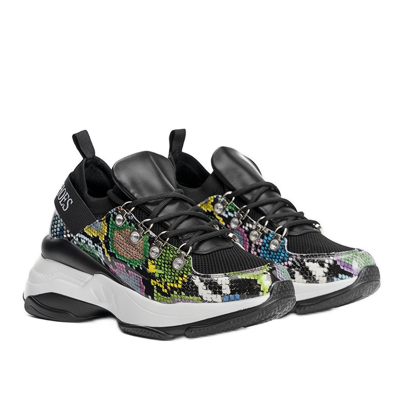 Sneakers nere sulla suola alta di Lissa nero