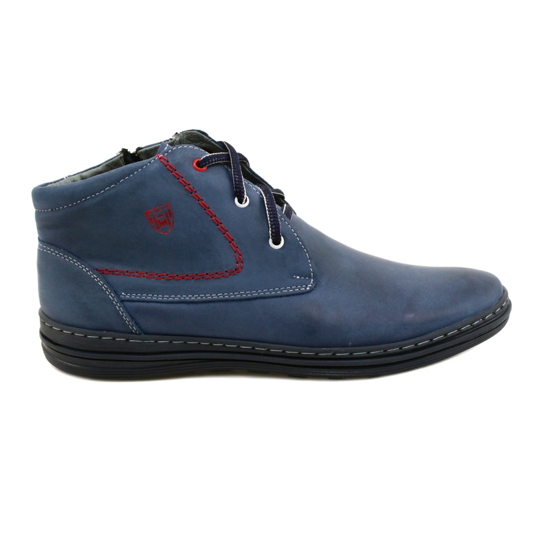 Polbut Stivali non isolati da uomo 339 blu navy