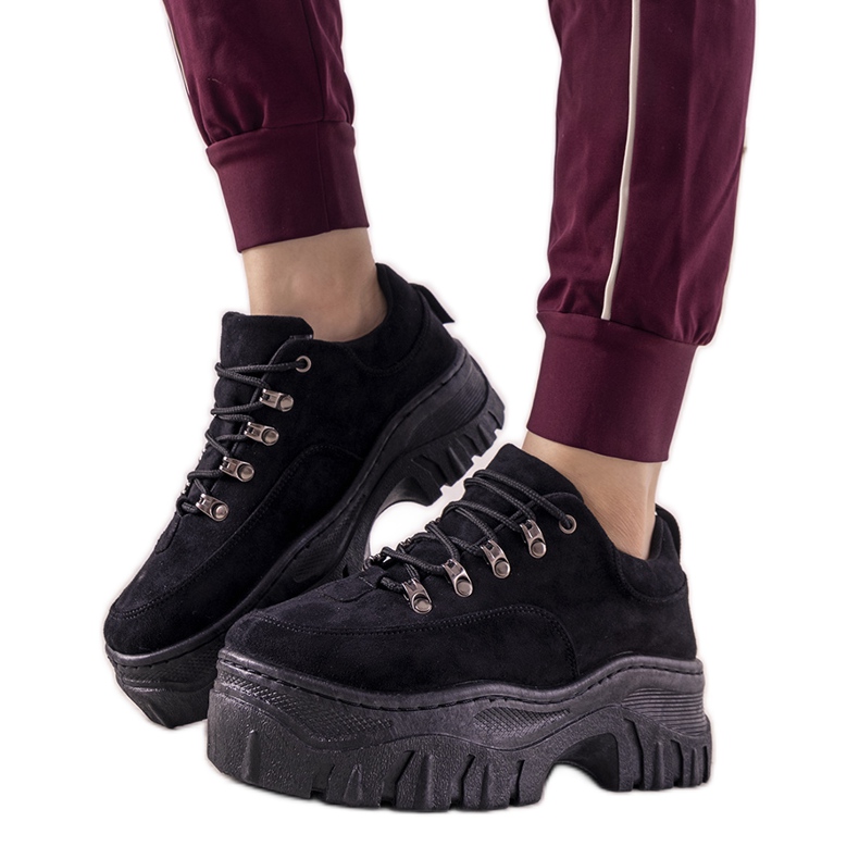 Sneakers sportive da donna Keygo nere nero