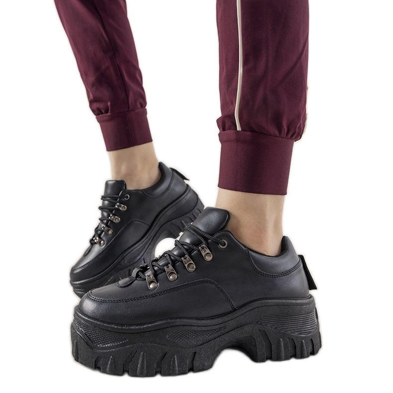 Sneakers sportive da donna Keygo nere nero