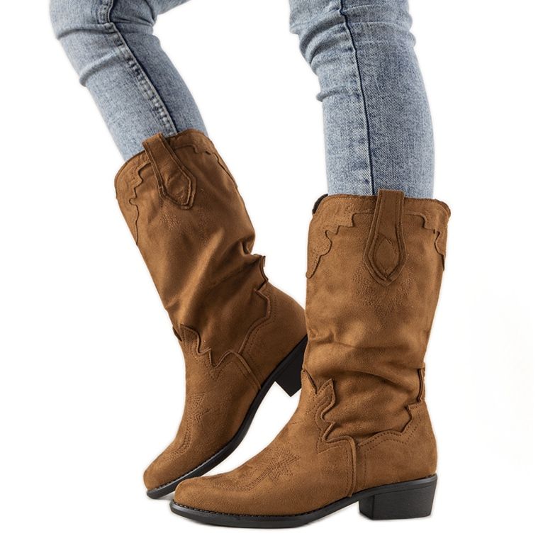 Stivali da cowboy Camel LuckyShoes marrone