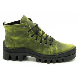 Polbut Stivali da donna in pelle D1 verde
