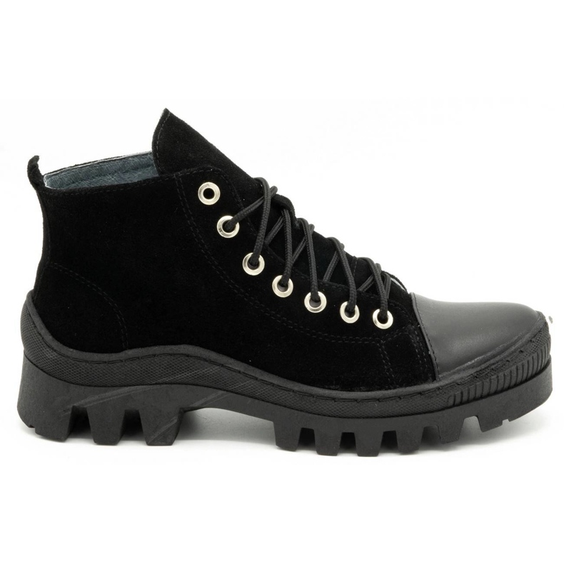 Polbut Stivali da donna in pelle D1 nero