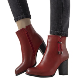 Stivaletti rossi donna Murillo rosso