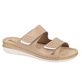 Inblu pantofole scarpe da donna 158D171 beige