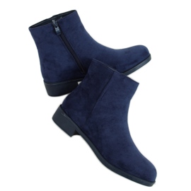 Stivaletti Chelsea classici da donna, blu navy 6215 Navy