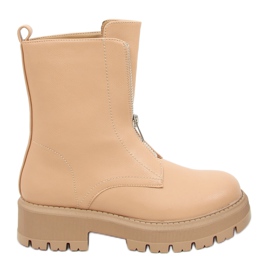 Stivali militari beige YK15 Camel