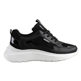 SHELOVET Scarpe sportive sulla piattaforma nero