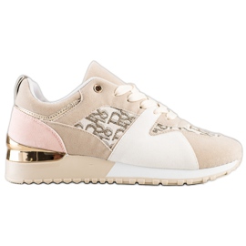 SHELOVET Scarpe da ginnastica alla moda beige