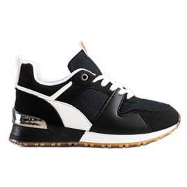 SHELOVET Sneakers sportive nere nero