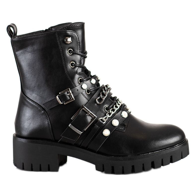 Cm Paris Lavoratori alla moda con perle nero