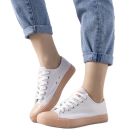 Sneakers Senor da donna bianche e rosa bianco