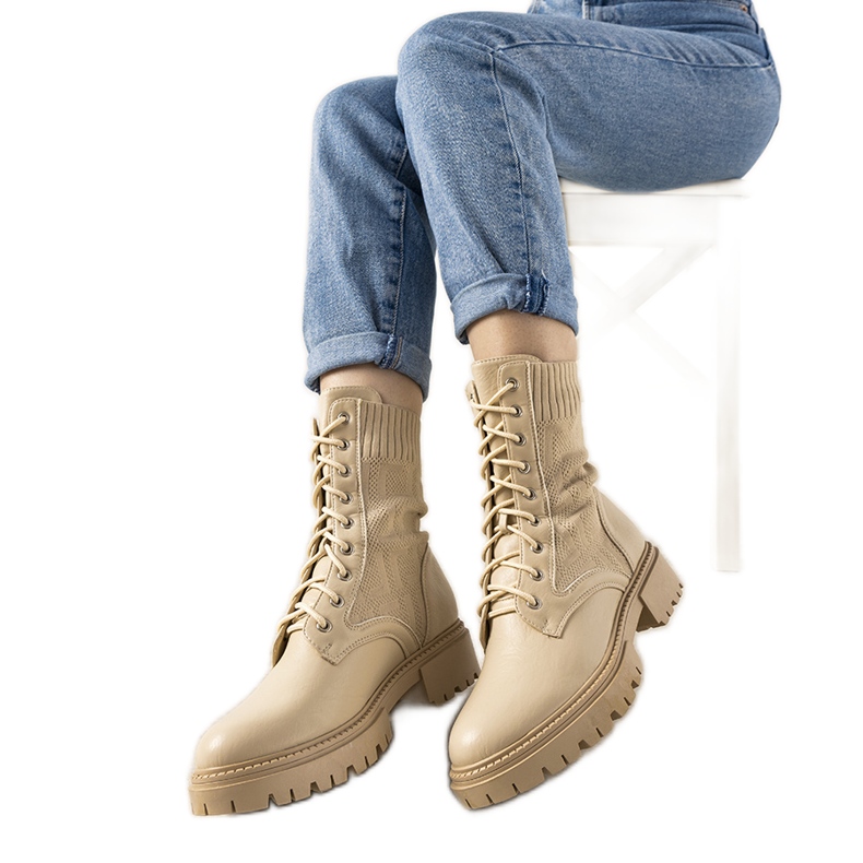 Scarpe da trekking da donna Naturis beige