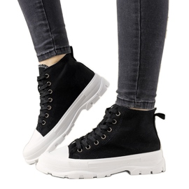 Sneakers donna nere Sanabria nero