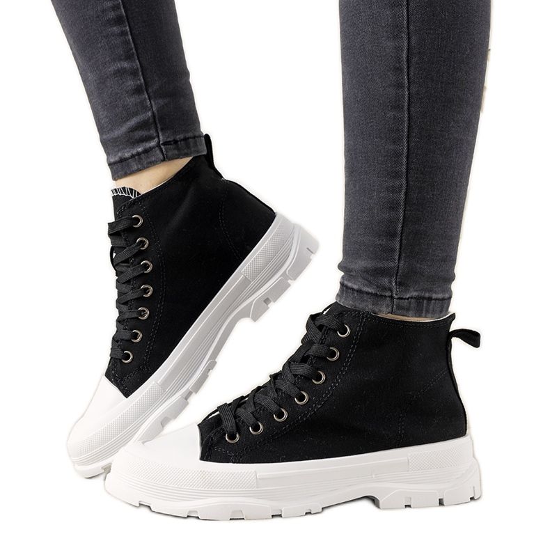 Sneakers donna nere Sanabria nero