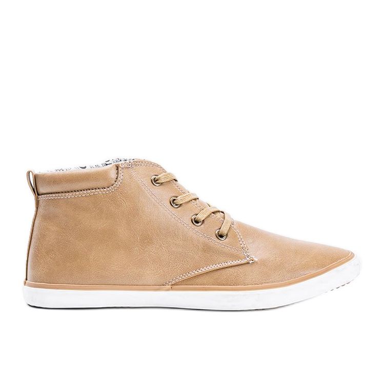 Sneakers uomo beige Separan caviglia