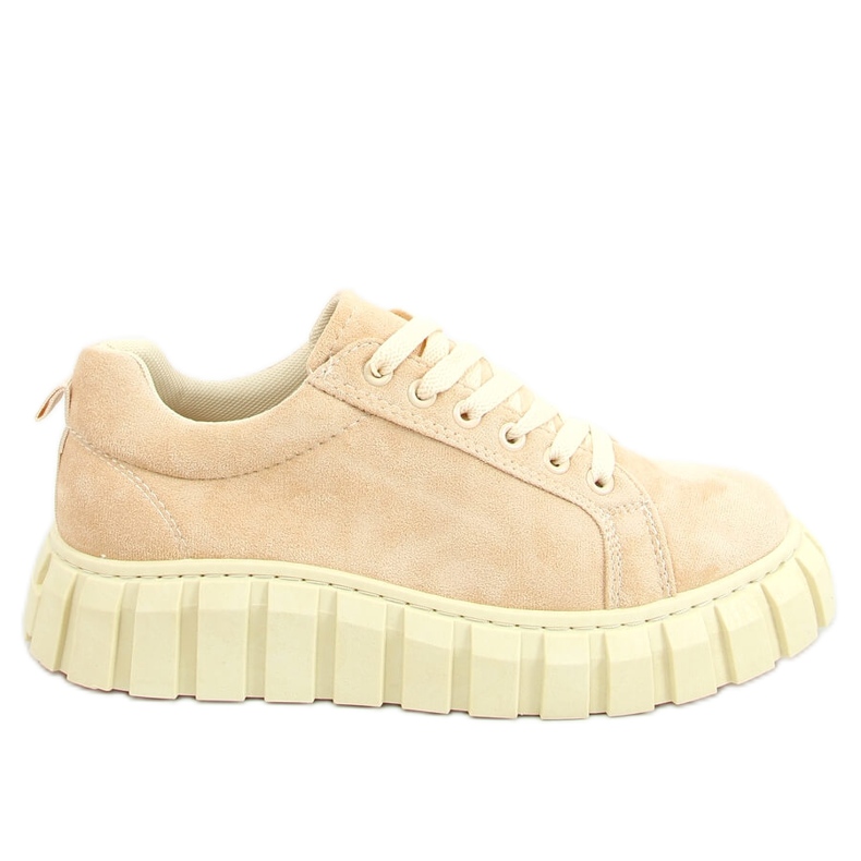 Sneakers beige da donna AD-391 Beige