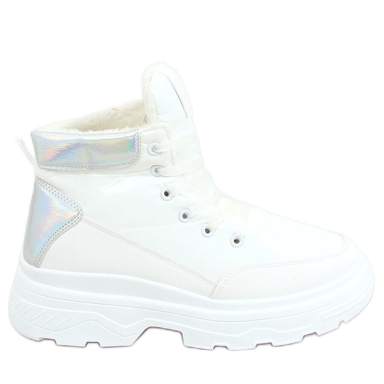 Scarpe sportive bianche isolate FA-3357 White bianca