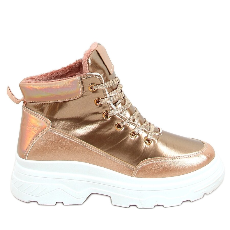 Calde scarpe sportive champagne FA-3357 Champagne rosa