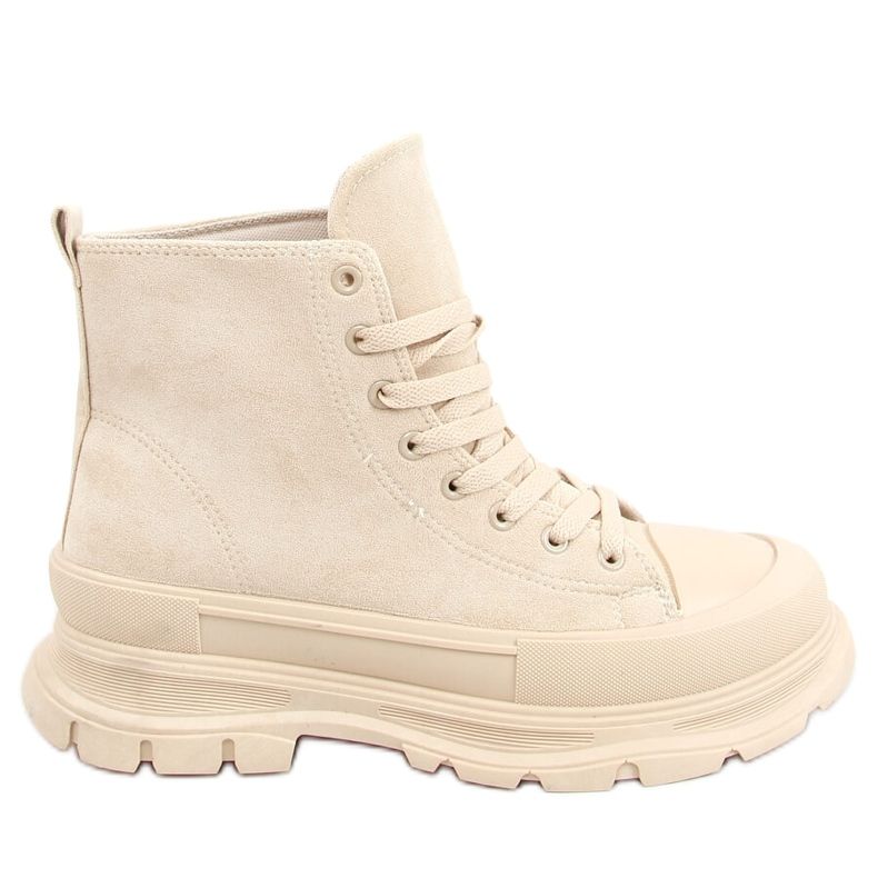 Sneakers beige da donna 85-730 Beige