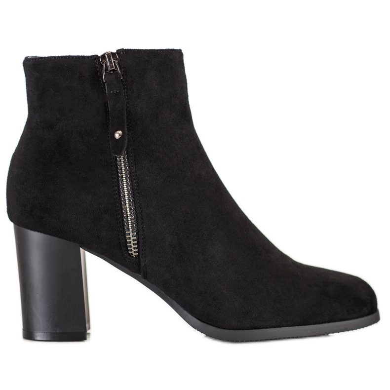 Bestelle Stivali eleganti con cerniera decorativa nero