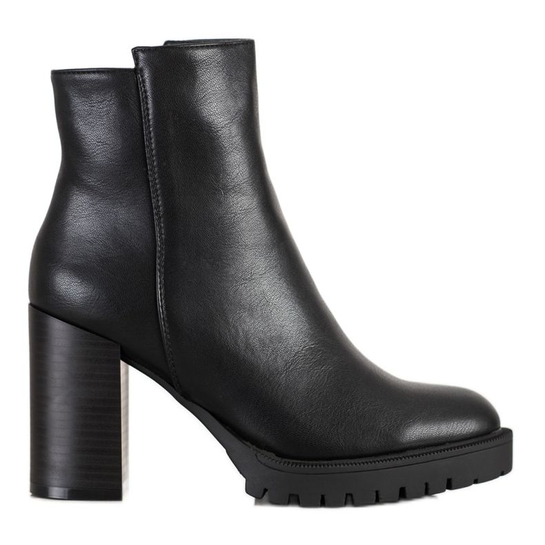 Lovery Stivali classici in ecopelle nero