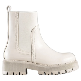 Seastar Stivali Chelsea sulla piattaforma della moda beige