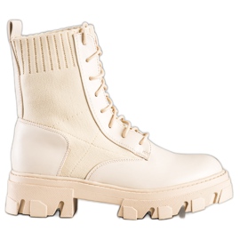Seastar Lavoratori slip-on con un calzino beige